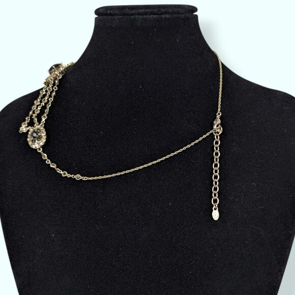 Vintage Monet Dainty Rhinestone Necklace - Picture 7 of 9